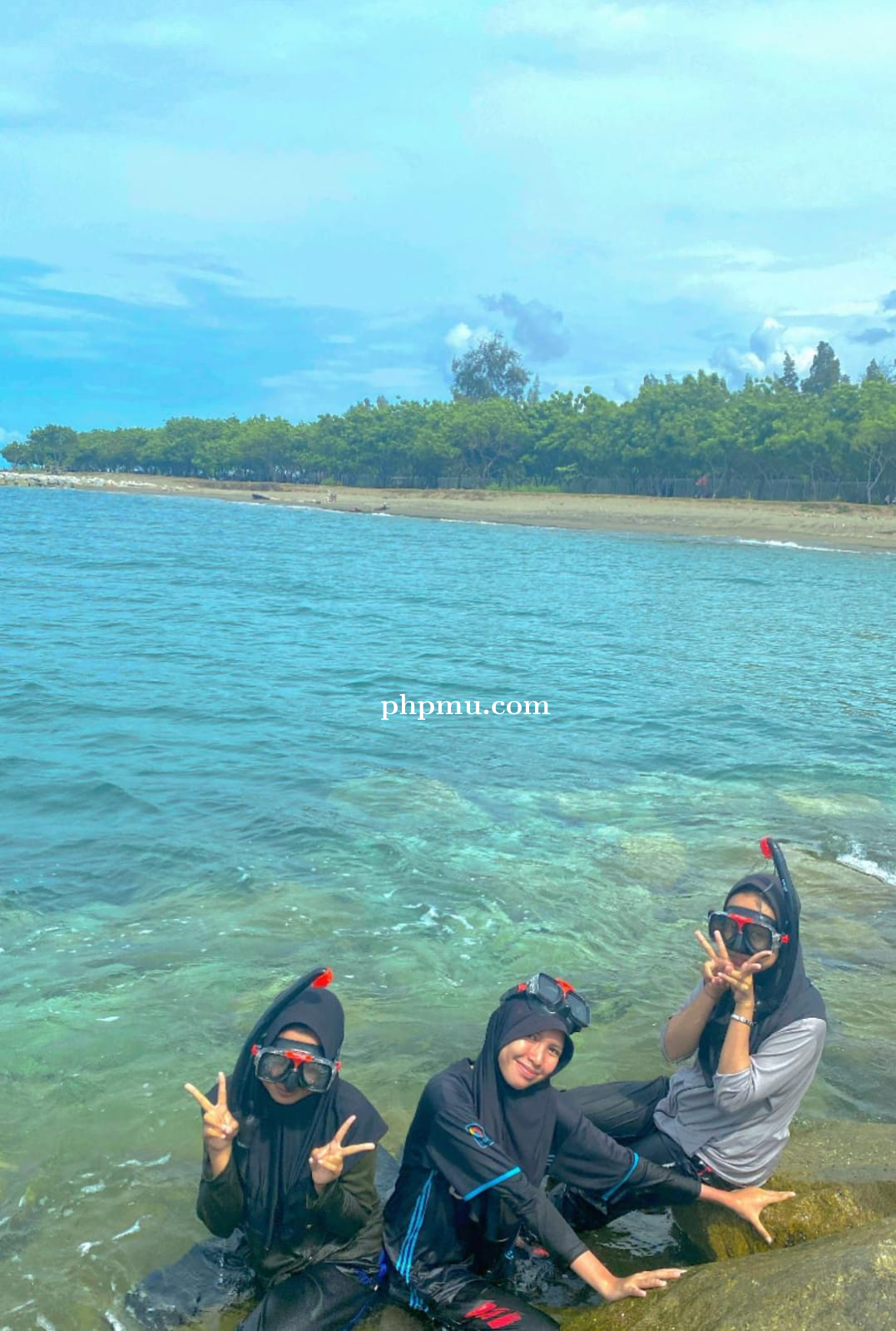 Pesona Bawah bawah laut Ujong bate memikat hati mahasiswa UKM TDC dan UKM PA UMPAL